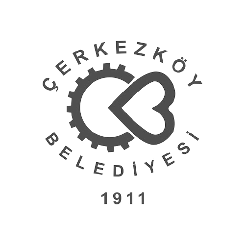 çerkezköy belediyesi logo siyah beyaz