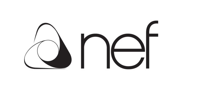 nef logo siyah beyaz